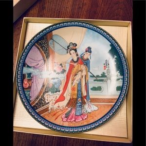Plate with Chinese traditional art painting
